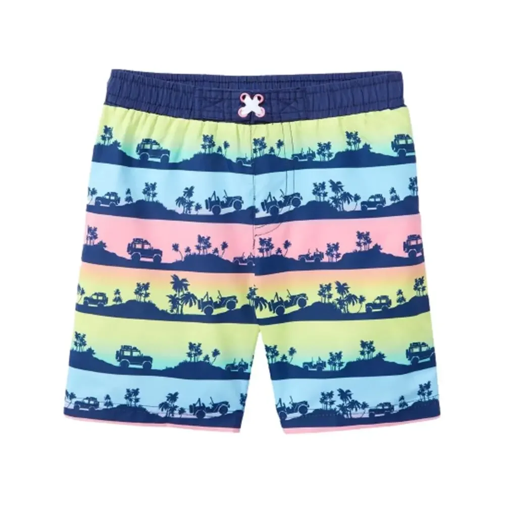 Freestyle Swim  'Beach Please' Rashguard & Swim Board Shorts  Size 5 NWT